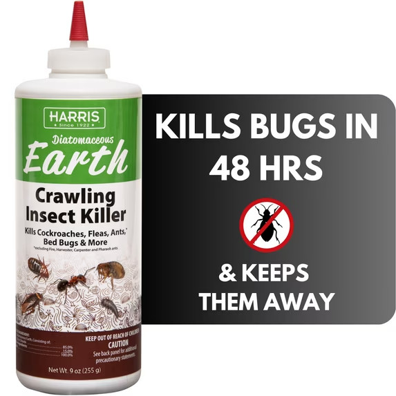 Harris Diatomaceous Earth Crawling Insect Killer Powder, 9oz gallery
