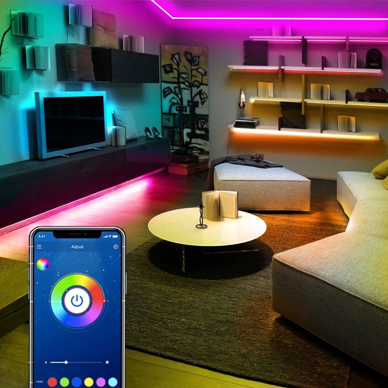 LED Strip Lights, Smart Light with App Remote Control, RGB LED Lights for room gallery