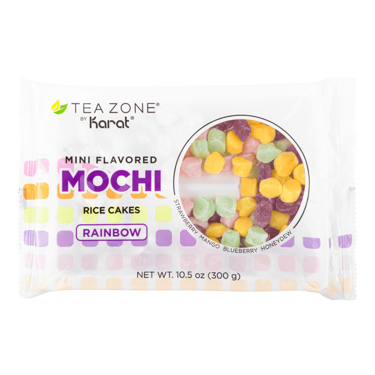 Tea Zone Rainbow Mini Mochi/Rice Cake Snack as Dessert Toppings/Taiwan gallery