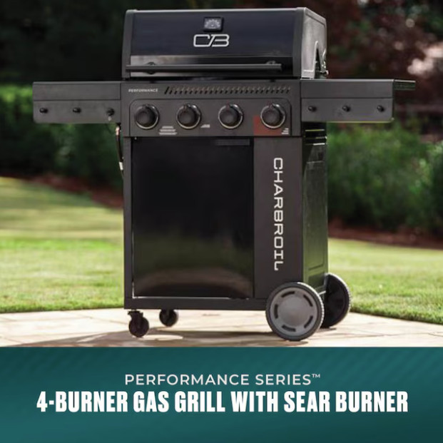 Charbroil FlavorMax Performance Series Black 4 -Burner Liquid Propane Gas Grill gallery