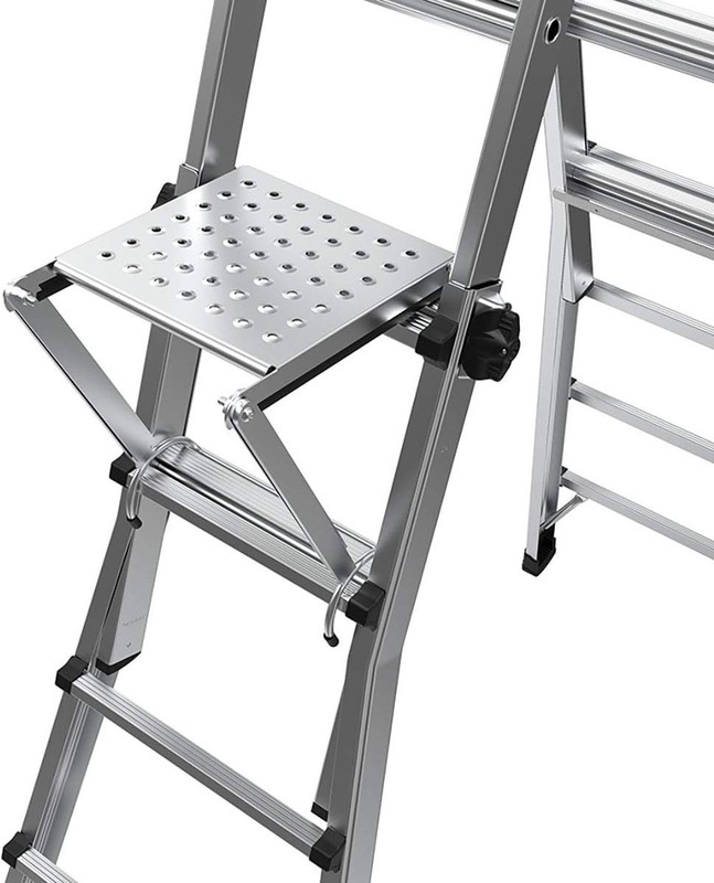 Ladder Systems, Work Platform, Ladder Accessory, Aluminum, 375 lbs weight rat... gallery