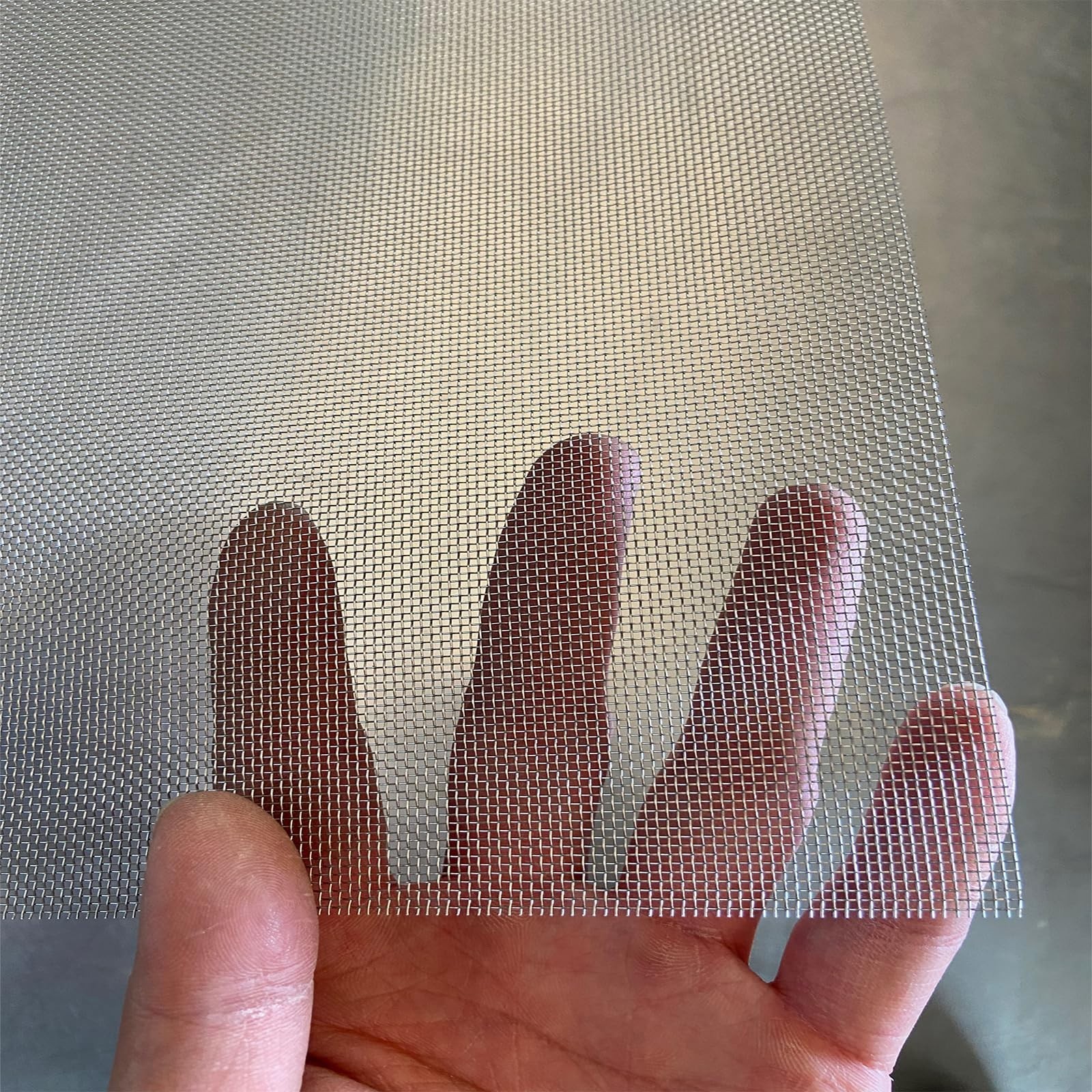 Woven Wire Mesh (filter grading sheet) Stainless Steel Metal Silk to Heavy Gauze gallery