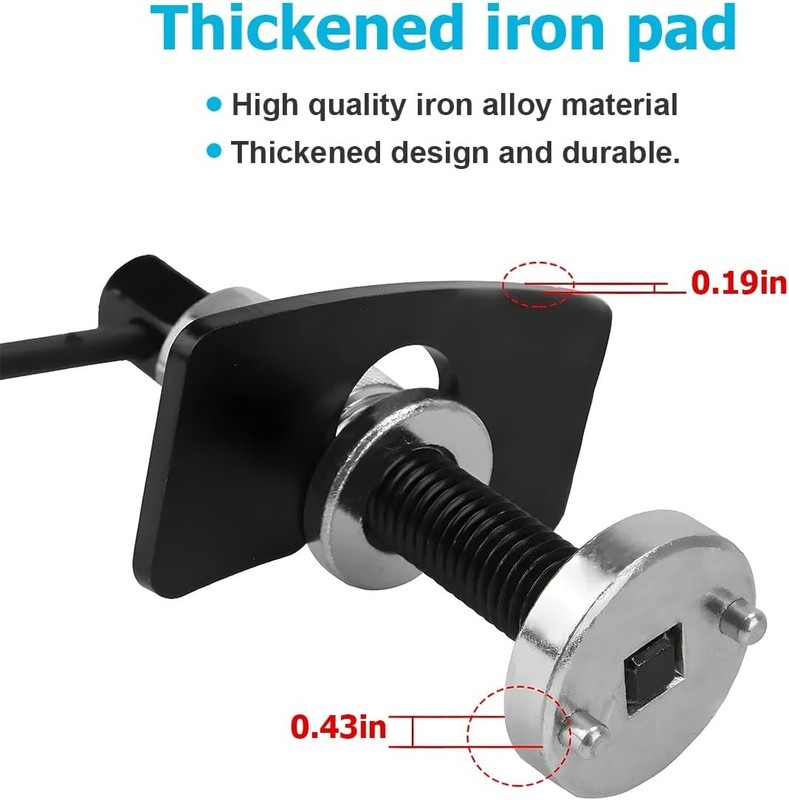 3PCS Car Brake Piston Wind Back Tool, Automotive Brake Caliper Piston Rewind Kit gallery