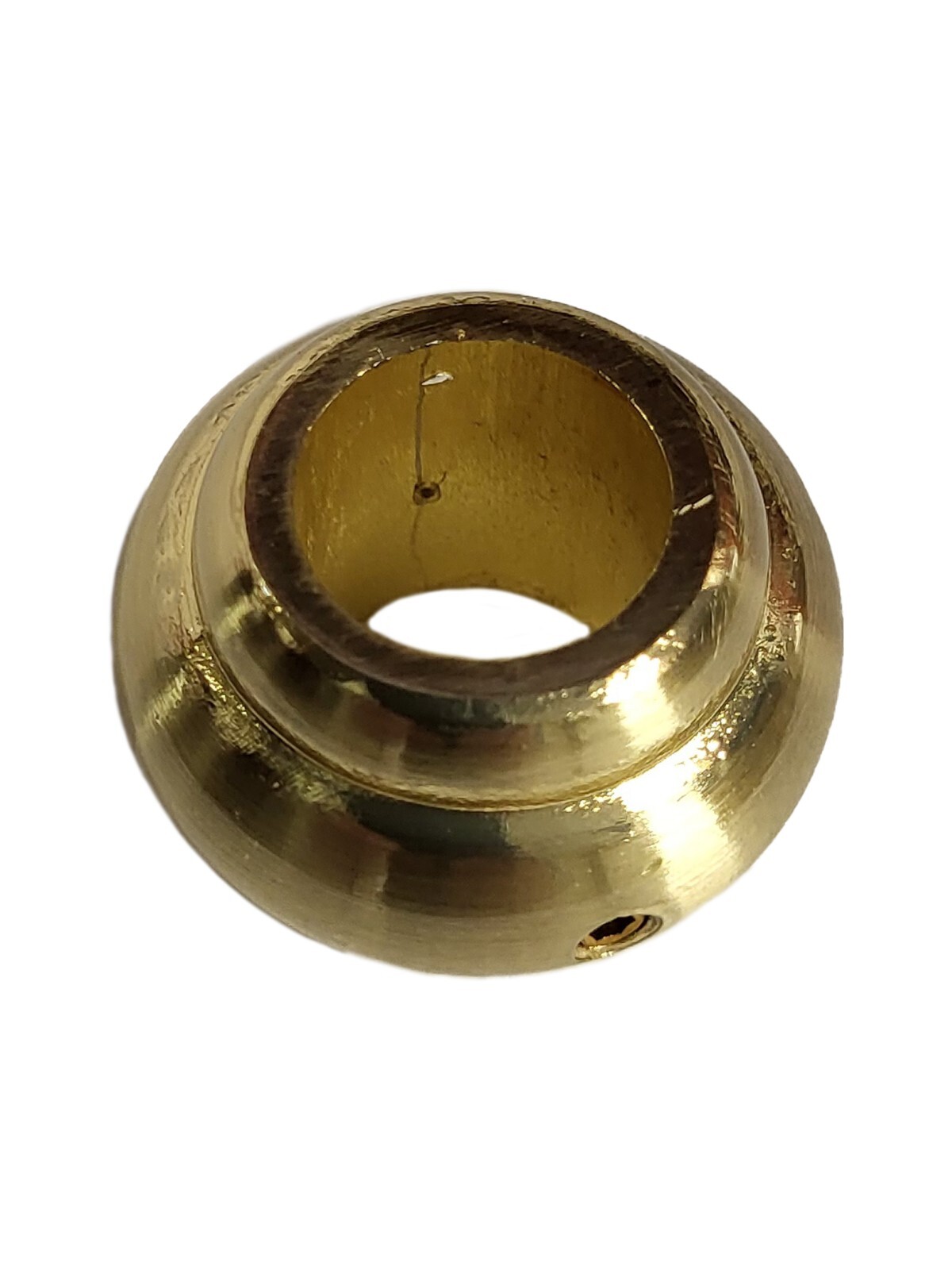 Baluster Collar with Screw for 5/8" Round Balusters - 10pcs - Brass Plated gallery