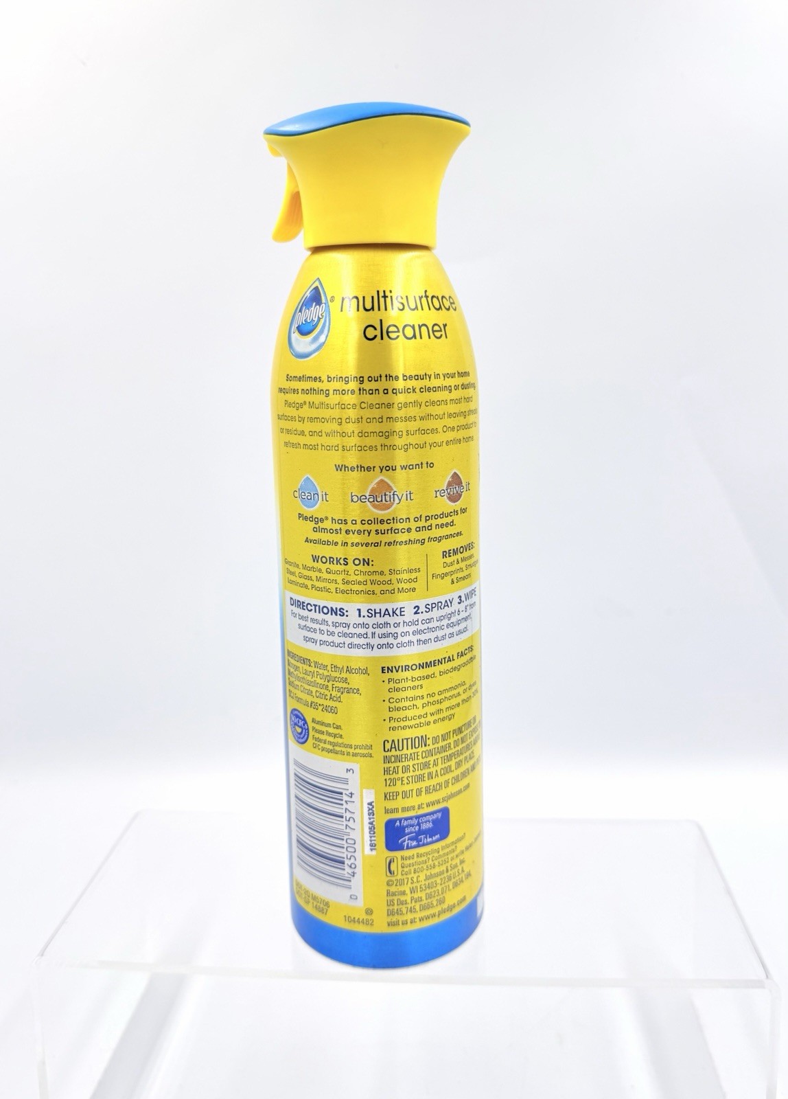 PLEDGE MULTI-SURFACE CLEANER-Cashmere Woods Scent 9.7oz Discontinued Product gallery