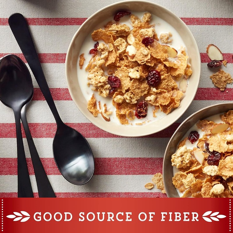 Delicious Cranberry Almond Crunch Cold Cereal - 14 Oz Box, Non-GMO & Kosher gallery