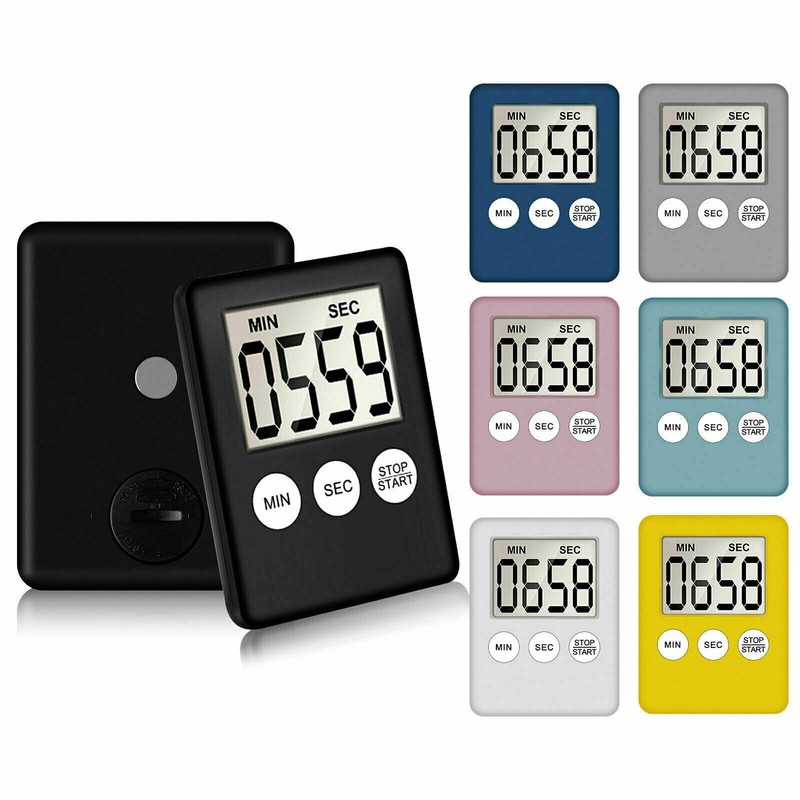 Large LCD Digital Kitchen Cooking Timer Count-Down Up Clock Loud Alarm Magnetic gallery