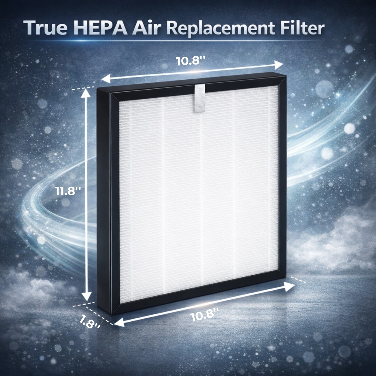 Nispira TZ-K2-A HEPA Filter Replacement for ToLife TZ-K2 Air Purifier, 3 Pack gallery