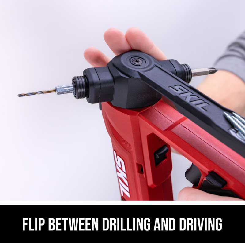 SKIL 12V/20V Brushless Flip Drill Driver Kit w/ 2.0Ah Battery Charger LCD gallery