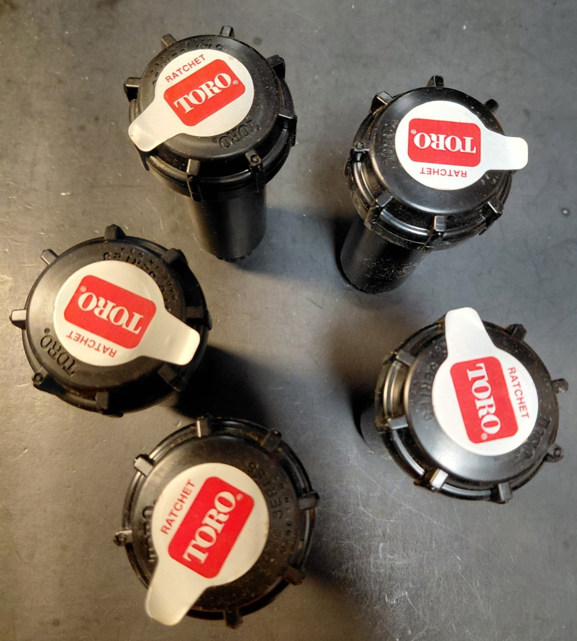 Toro 570z Series 3" Pop up fixed spray body sprinkler heads Lot of 5 per order gallery