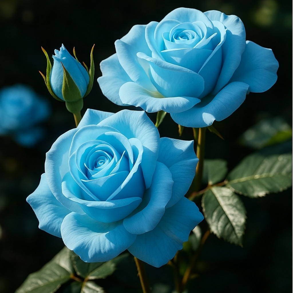 Light Blue Rose Seeds – 20 Seeds – Decorative Garden Variety for Unique Bloom gallery