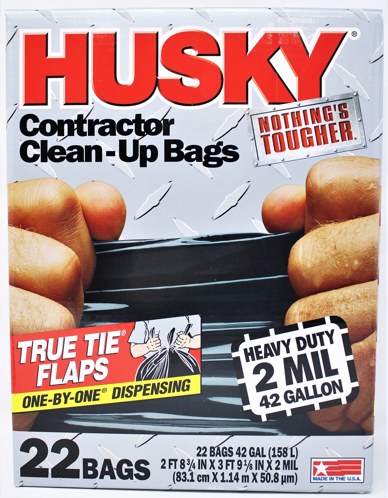 Hk42wc022b Heavy Duty Contractor Cleanup Bag Poly Black 42 Gal 4' L X 2' 9 In W gallery