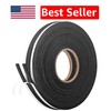 High-Density Foam Weather Stripping: 1/4In x 1/8In x 66Ft with Strong Adhesive gallery