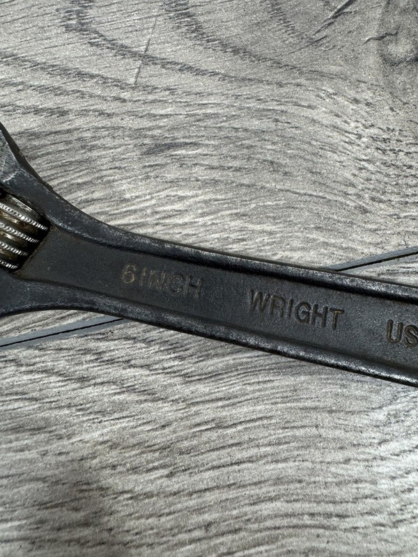 Wright Tools 9AB06 6inch Adjustable Wrench Made in USA gallery