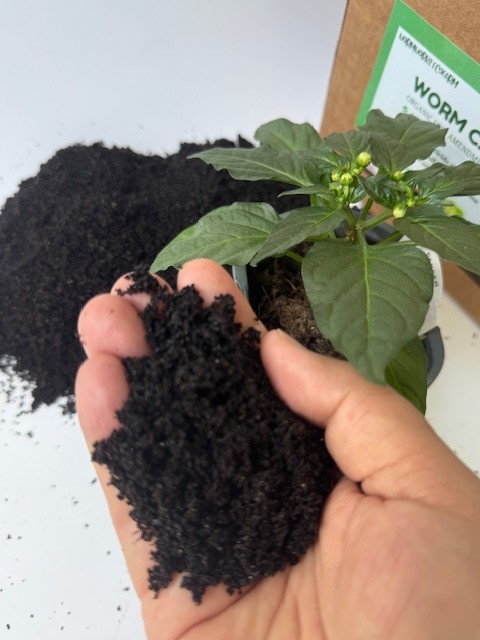 WORM CASTINGS ORGANIC SOIL AMENDMENT AND FERTILIZER (Odour free, natural, fresh) gallery