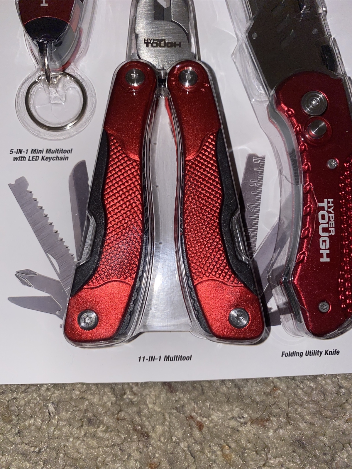 Brand New Hyper Tough 3-piece Multitool Set gallery
