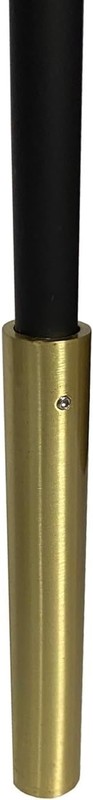 DECOREX Hardware - 8" Decorative Brass Tube for 5/8" Round Balusters – Set of 10 gallery
