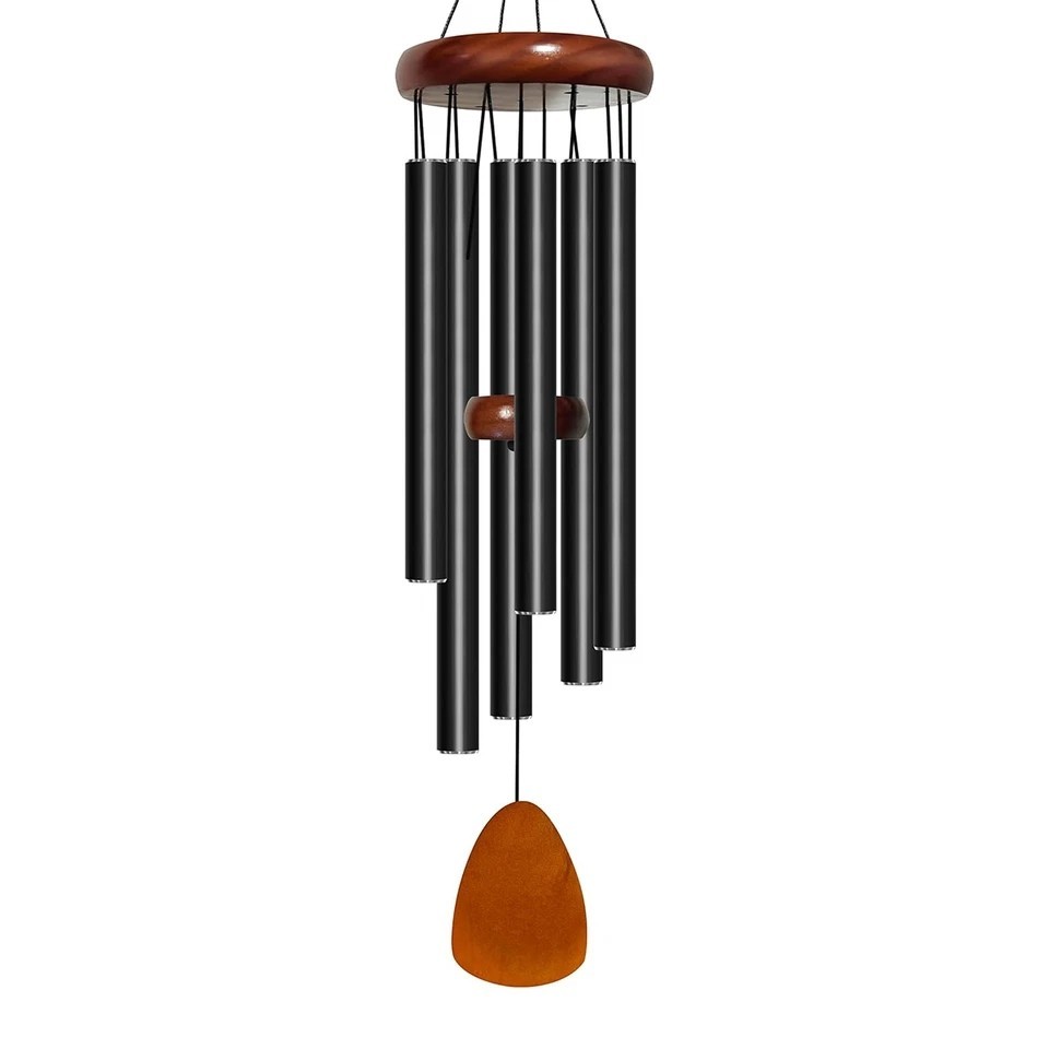 Wind Chimes Large Deep Tone Chapel Bells 6 Tubes Outdoor Garden Home Decor Gift gallery
