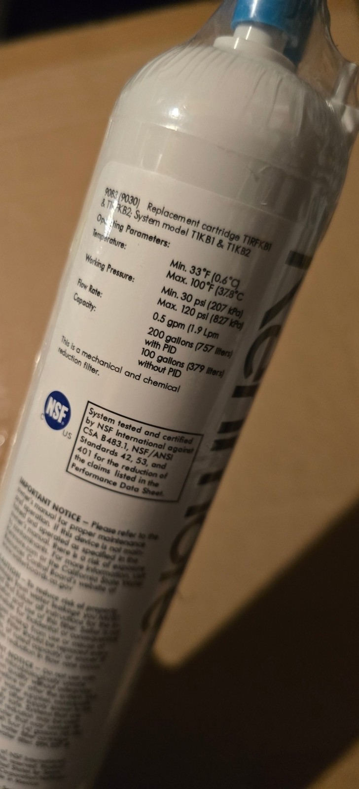 Kenmore 9083 Refrigerator Water Filter Replacement Cartridge 46-9083 9030 gallery