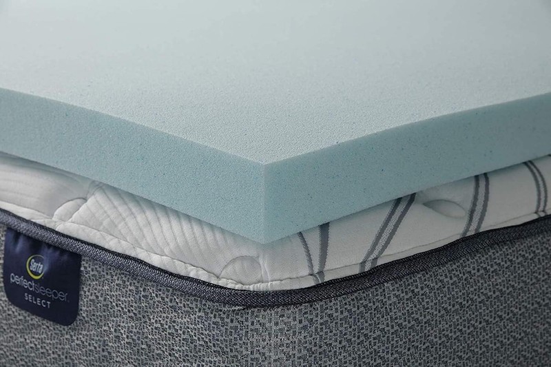 ThermaGel Cooling, Pressure-Relieving Memory Foam Mattress Topper gallery