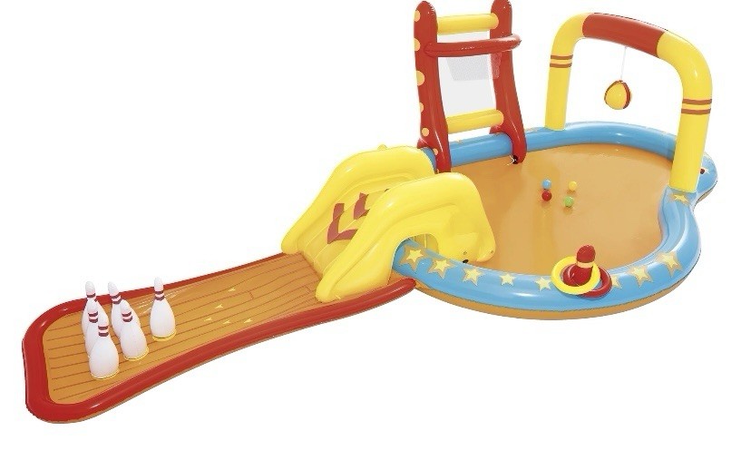 🔥NEW🔥H2OGO! Lil' Champ Play Pool Center with Slide for Kids gallery
