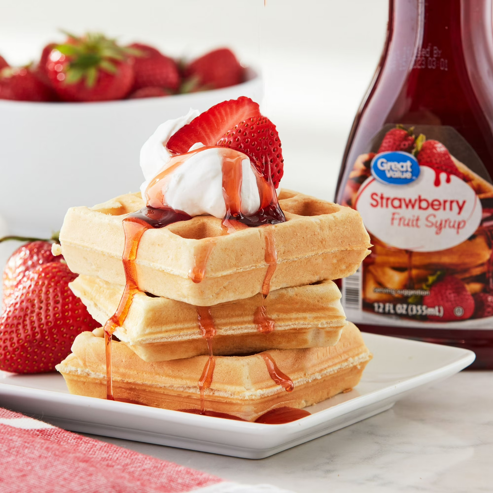 (2 pack) Great Value Strawberry Fruit Syrup, 12 fl oz gallery