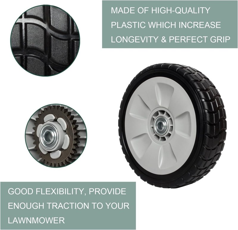 (4 Pack Lawn Mower Wheels Kit Compatible W/ Honda HRR216 HRS216 HRT216 Walk gallery