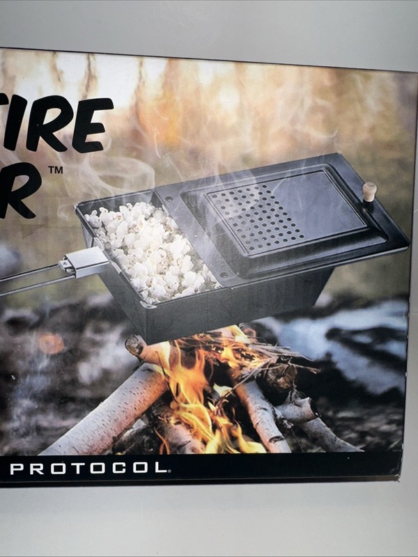 Campfire Popcorn Popper Protocol Camping Popcorn Maker 3 Quarts 5 Minutes Long gallery