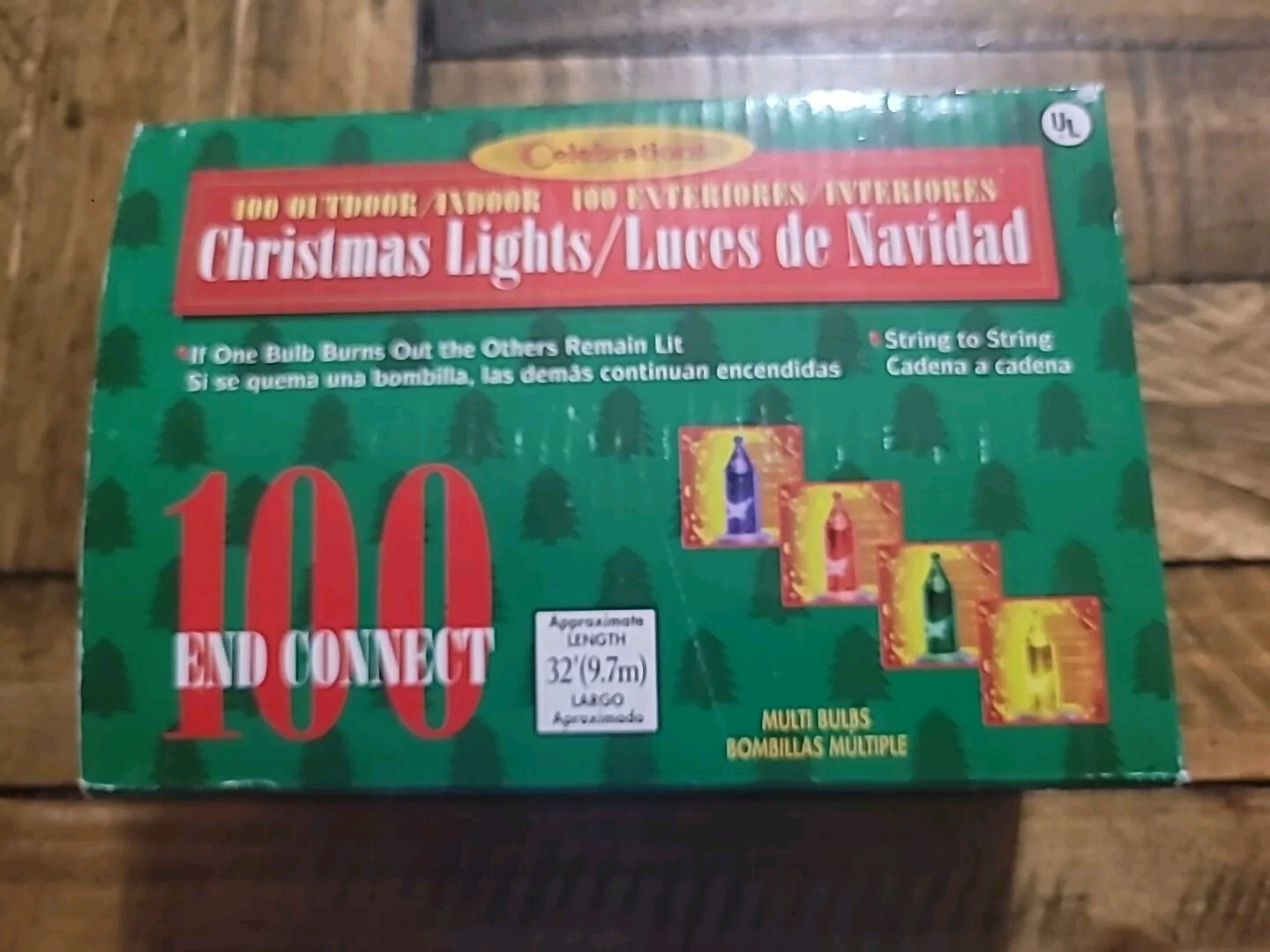 Celebration Outdoor / Indoor Multi Color 100 Mini Lights Approximately 32 feet gallery