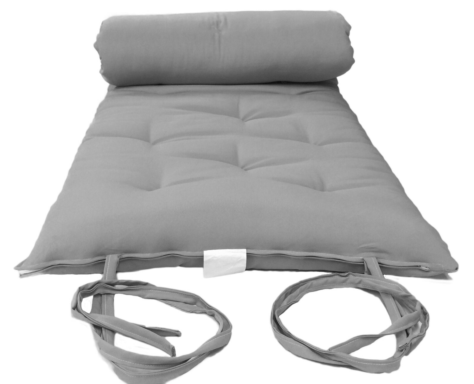 Full Size Floor Rolling Futon Mattresses, Sleepover Cotton Pads 3x54x80 Gray gallery