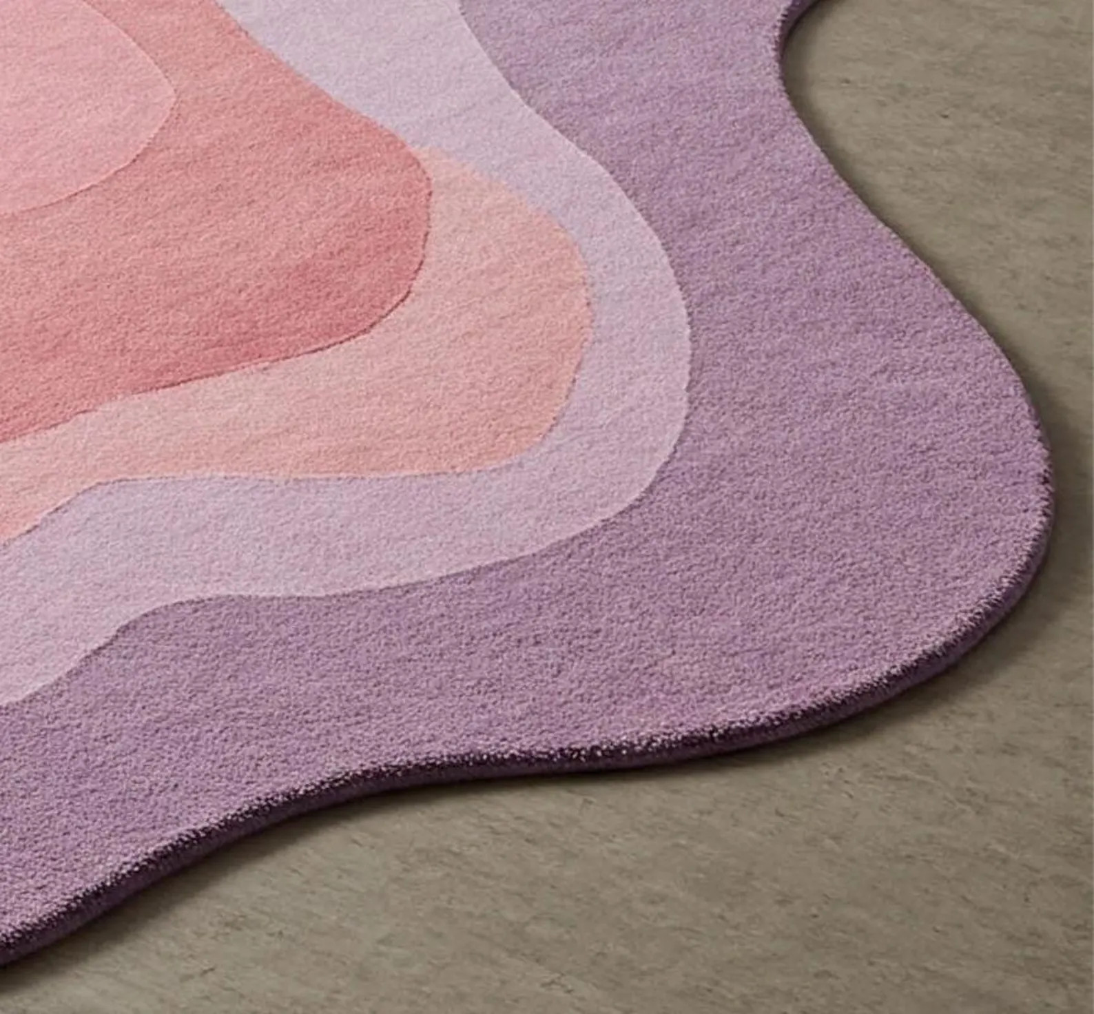 Modern Rugs | Irrigular Wool Area Rug | Wool area Rugs | Designer area Rug AX14 gallery