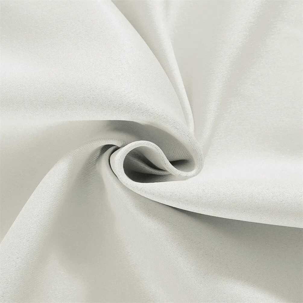 Thermal Insulated Window Treatment Curtain 14 Silver Grommets Energy-Efficient gallery