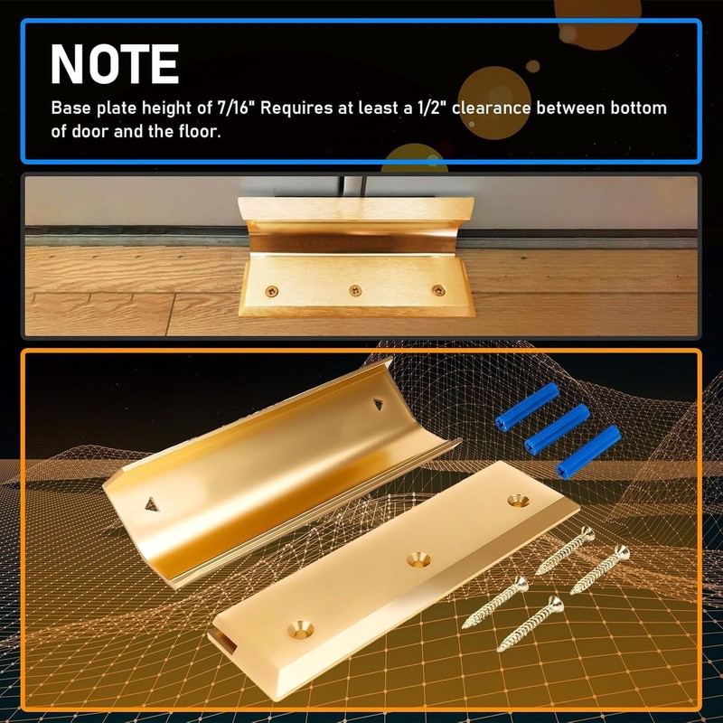 Nightlock Security for entry Doors, For Standard and French Doors TWO PACK gallery
