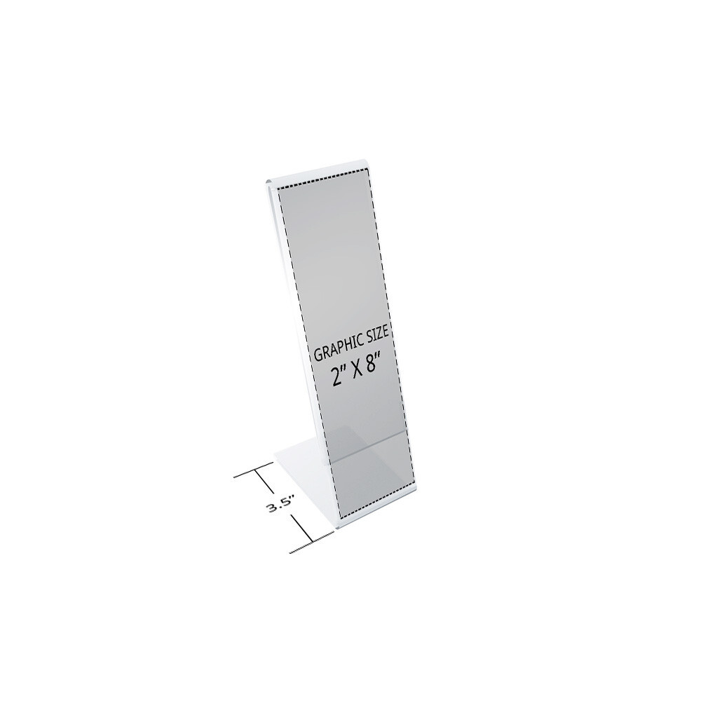 Azar Displays Angled L-Shaped Photo Booth Frame 2"x 8''High, 10-Pack gallery