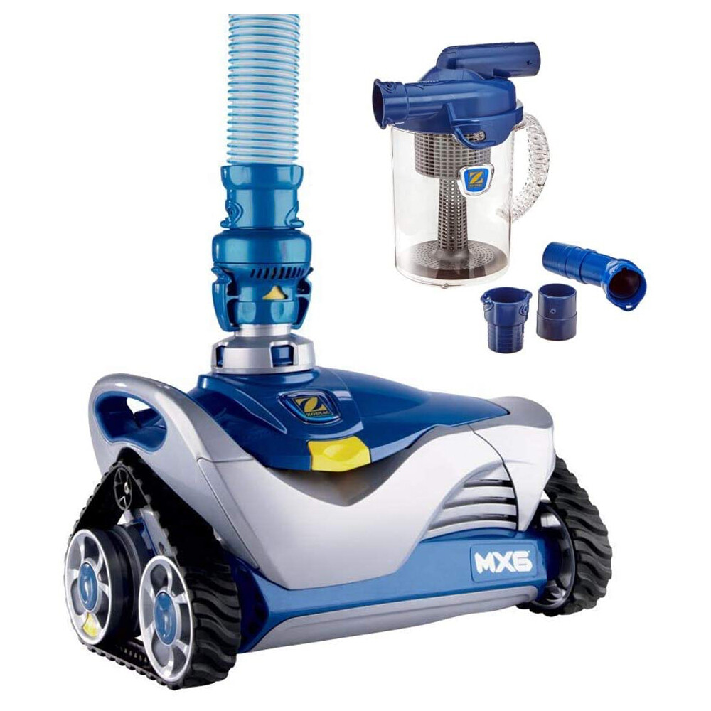 Zodiac Mx6 Automatic Suction Side Pool Cleaner Vacuum w/ Cyclonic Leaf Canister gallery