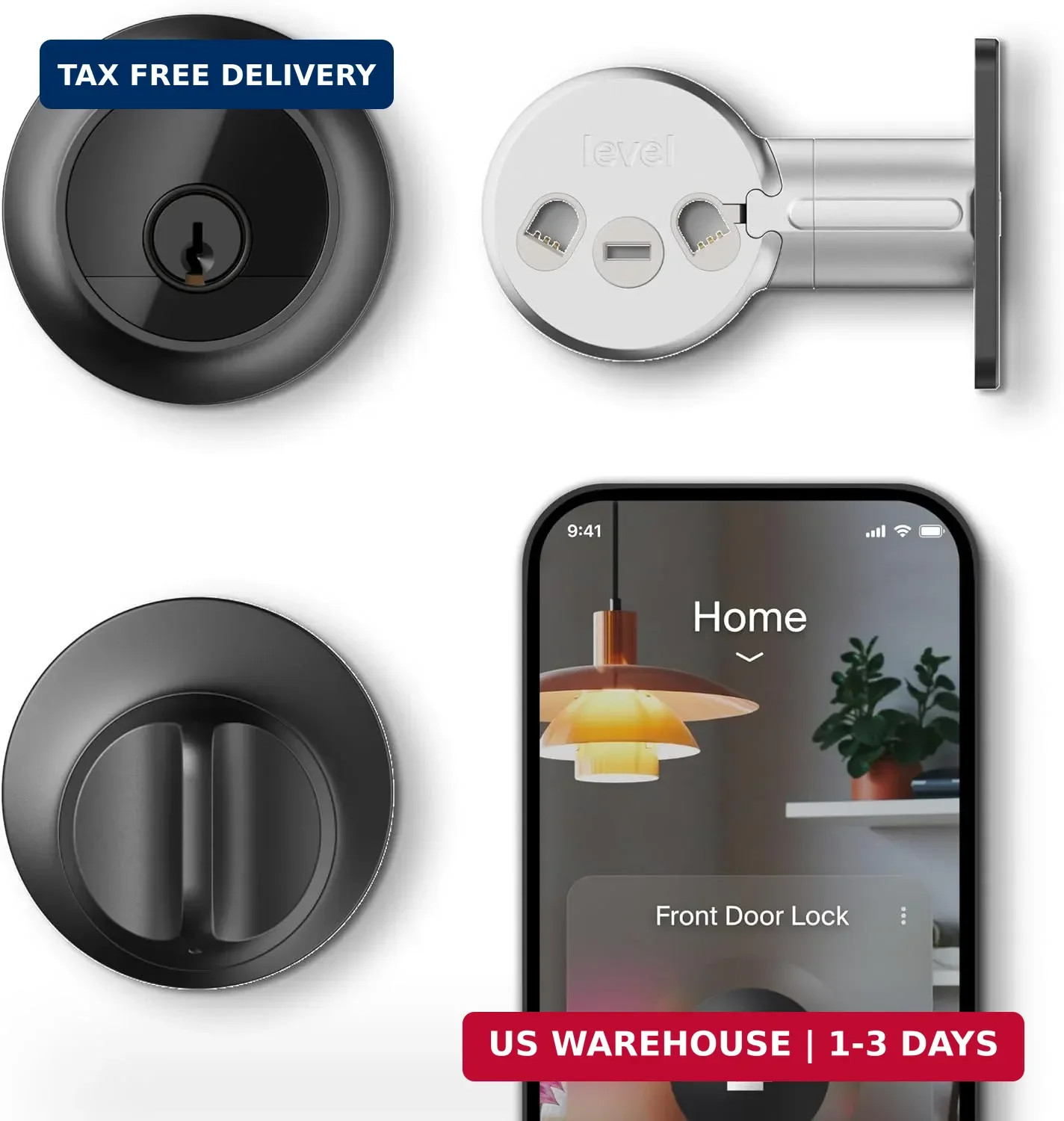 Level Lock Pro - World's Smallest, Fastest, Innovative Smart Lock - Matter-Over- gallery