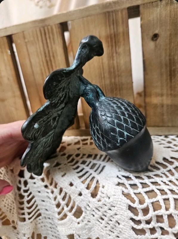 San Pacific Intl Solid Brass/Bronze Acorn 5.5" Door Knocker gallery