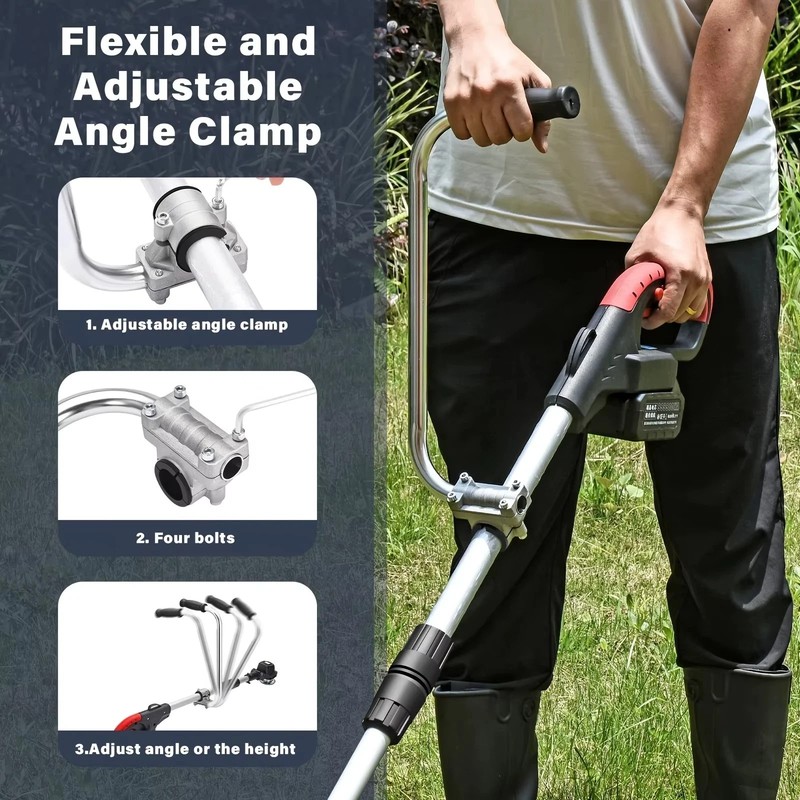Ergonomic Trimmer Grip String Trimmers Handle Weed Eater Handle Extension Tools gallery