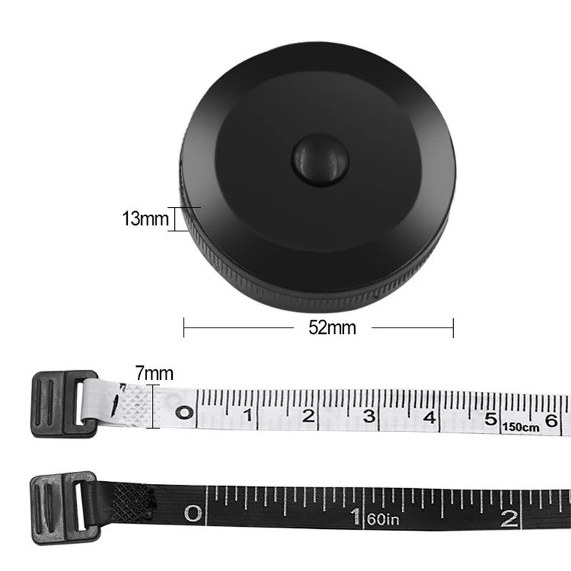 Soft Tape Measure Retractable Measuring for Body Fabric Sewing Tailor Cloth K... gallery