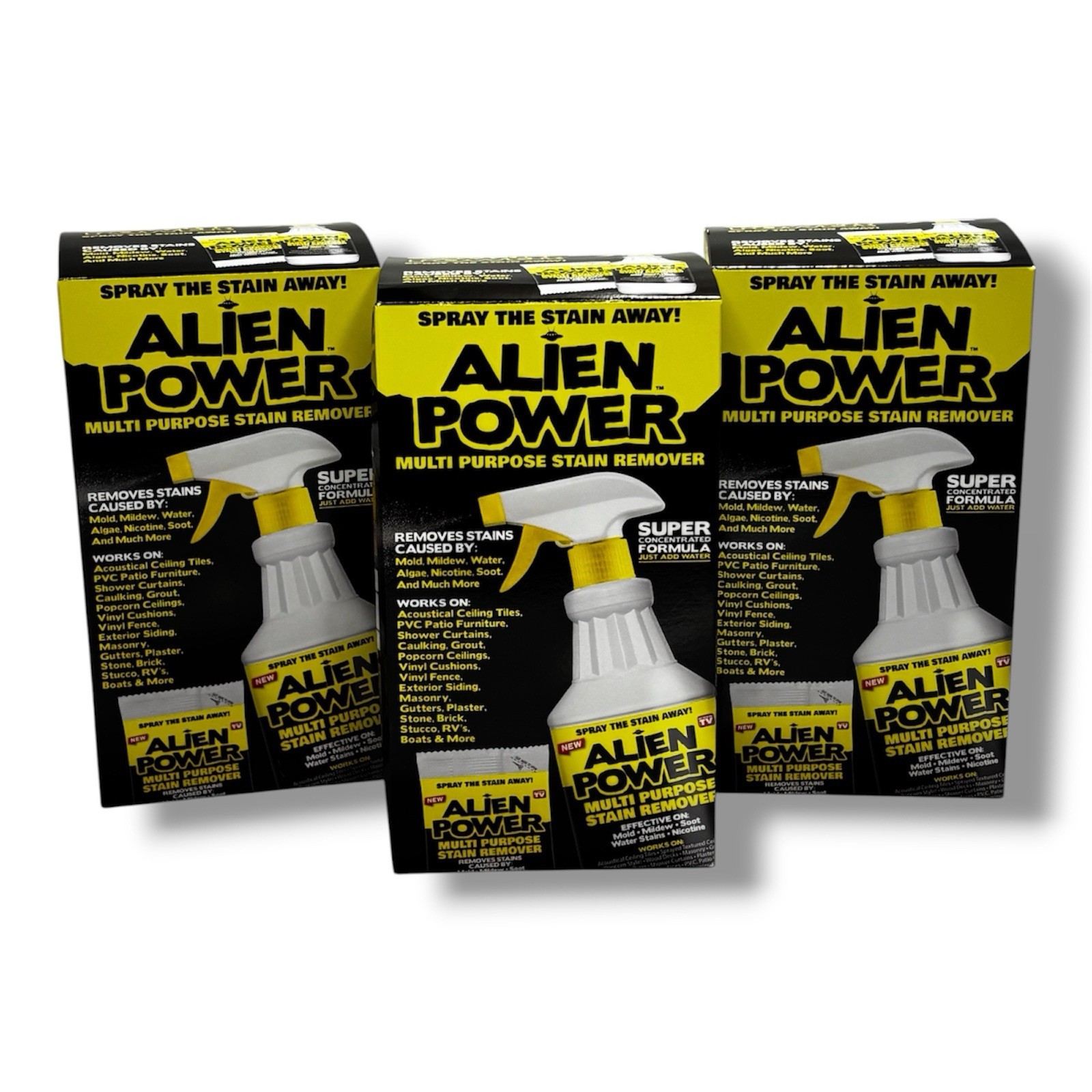 x3 Alien Power Super Concentrated Multi Purpose Stain Remover Mold Mildew Water gallery