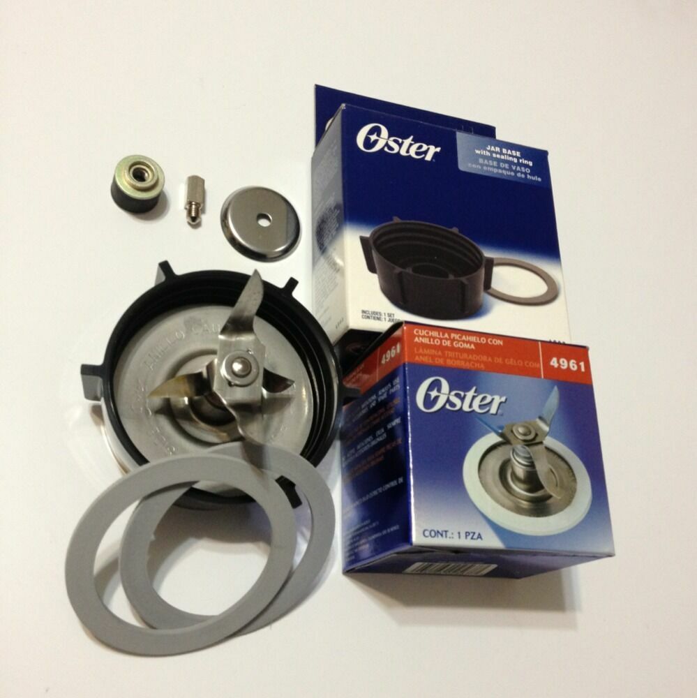 Oster Blender Blade 4961 & Jar Base 4902 and Stud & Coupling Kit & 2 Rings OEM gallery