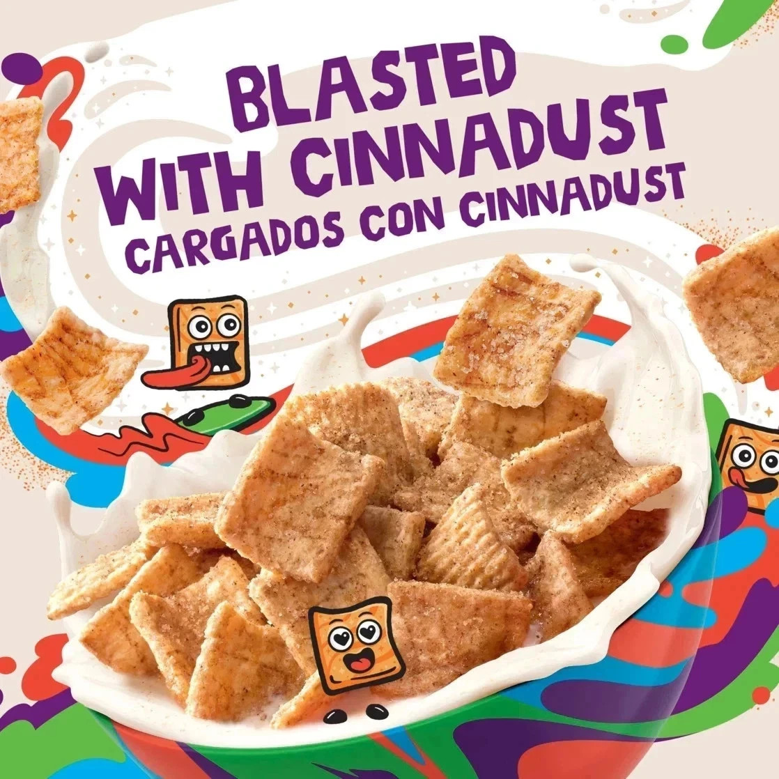 Cinnamon Toast Crunch Breakfast Cereal, Crispy Cinnamon Cereal, Mega Size, 27 oz gallery
