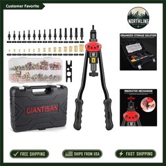 Effort-Saving 16-Inch Rivet Nut Tool Kit – Complete 236-Piece Assortment Set