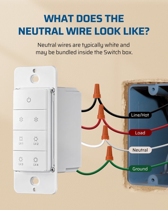 Wireless Dimmer Switch with Remote Control, Electrical Light Switch, Dimmable gallery