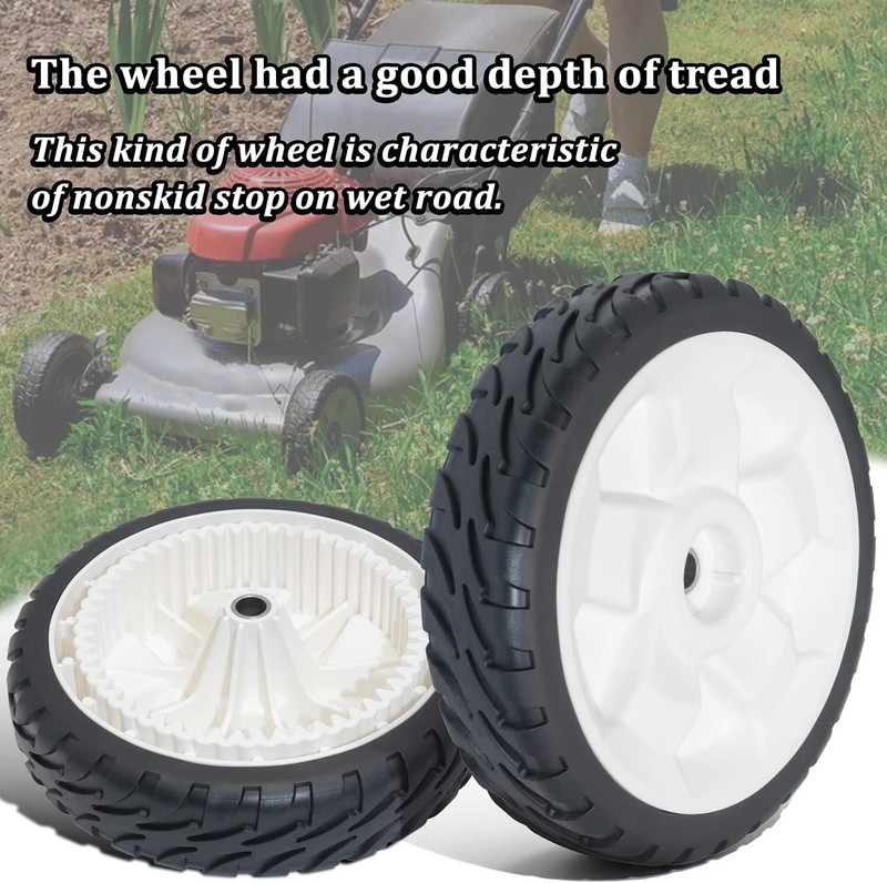 Front Drive Wheels 8" For Toro Self Propelled Push Lawn Mower Pack of 2 gallery