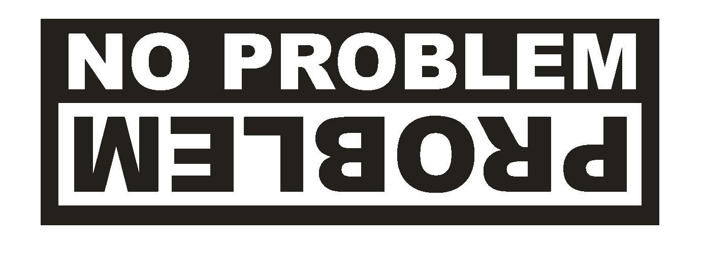 No Problem Funny BUMPER STICKER or Helmet Sticker D926 Gag Offroad 4 wheeler gallery