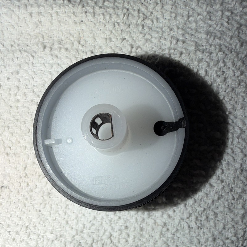 Washing Machine Control Knob Beige/Chrome Plastic Replacement Part 1pc w10285512 gallery
