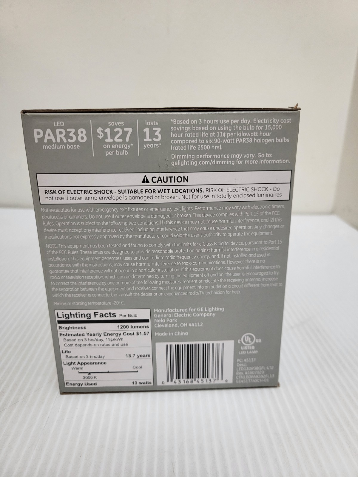 GE Classic LED 90W Par38 Medium Base Dimmable Outdoor Floodlight 2 Bulbs (NIB) gallery