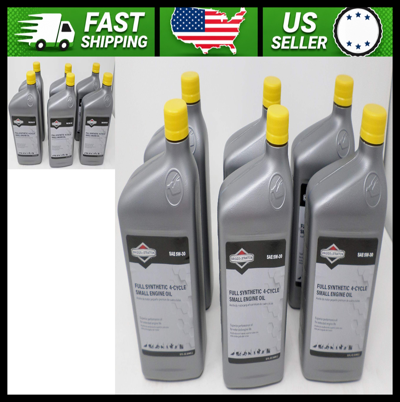 Briggs & Stratton 6-Pack Quart 5W-30 Synthetic Oil gallery