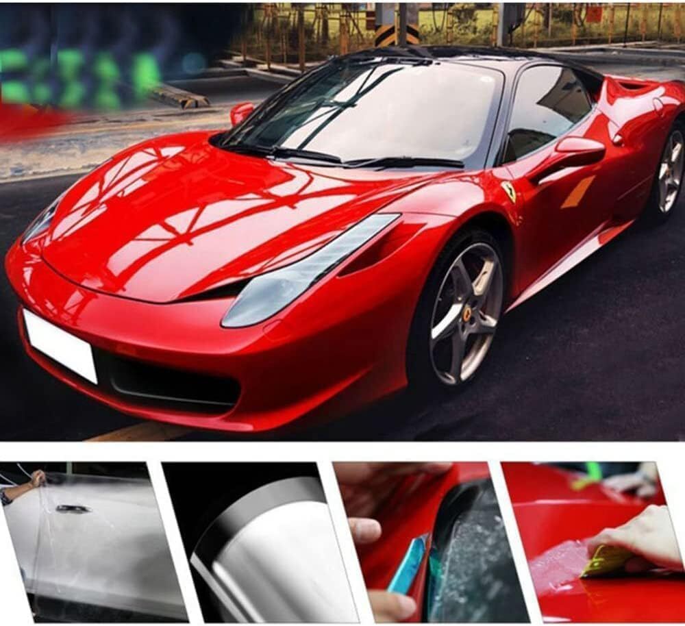 Clear Vinyl Wrap, Transparent Protective Self Adhesive Car Wrap Film Vinyl witho gallery